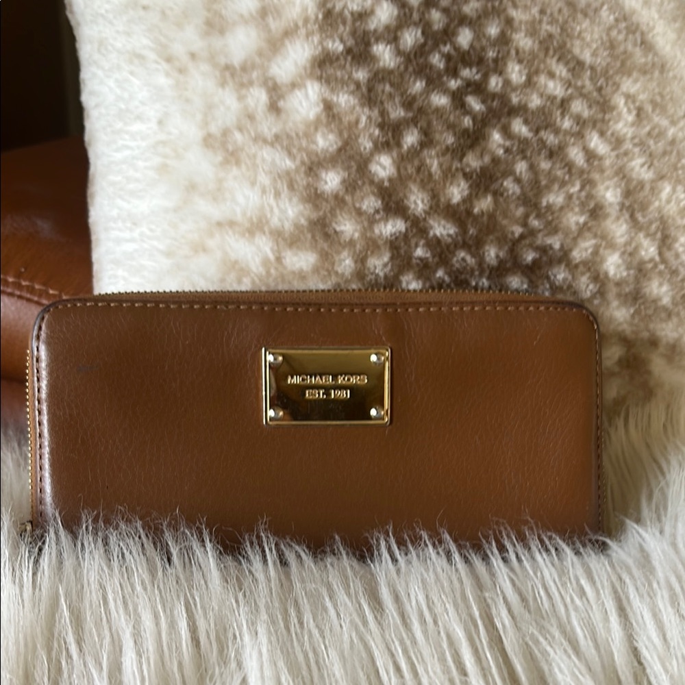 Michael Kors Brown Leather Wallet
